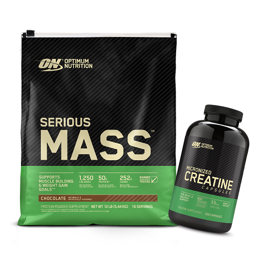 Optimum Nutrition Serious Mass Creatine Caps Combo | Sprint Fit NZ